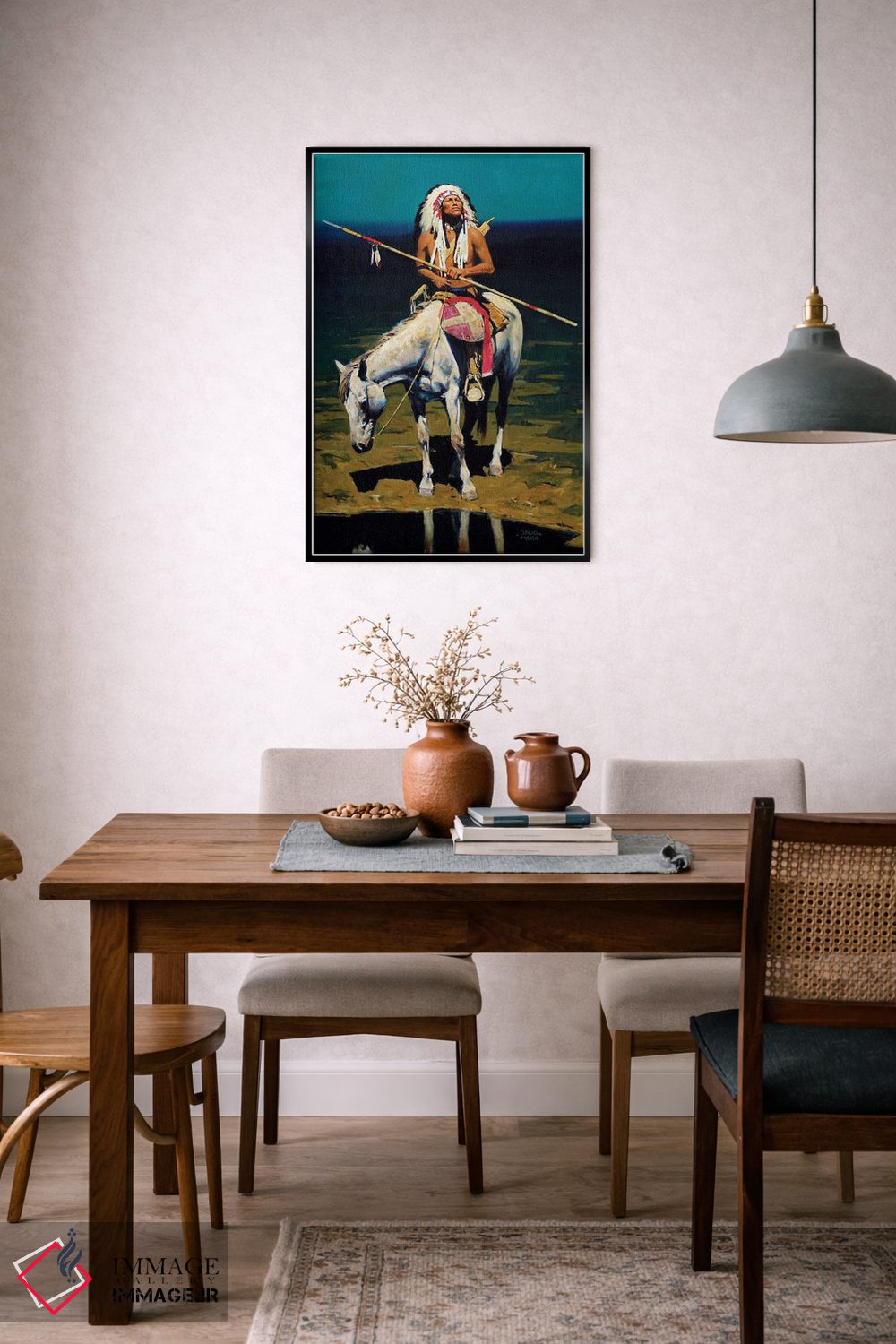 تابلو دکوراتیو "ماه نجواگر" اثر دیوید من - D6B