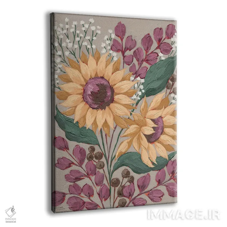 تابلو دکوراتیو چهره های آفتابی اثر میشل نورمن - نمای پرسپکتیو محصول