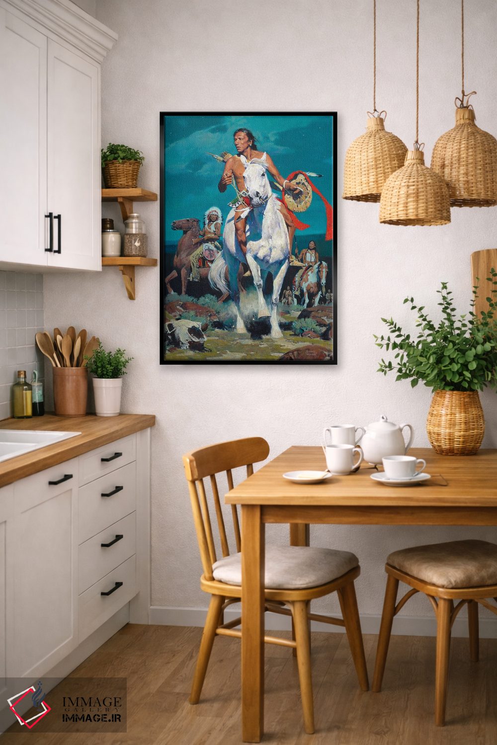 تابلو دکوراتیو "نوک میزای بلند" اثر دیوید من - D5B