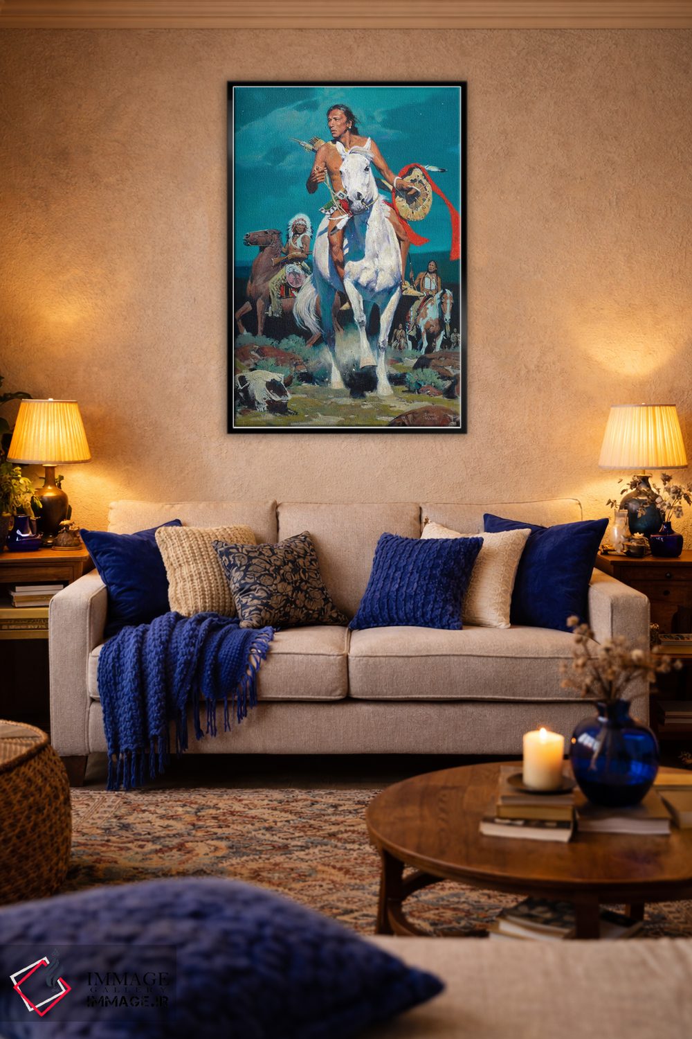 تابلو دکوراتیو "نوک میزای بلند" اثر دیوید من - D4B