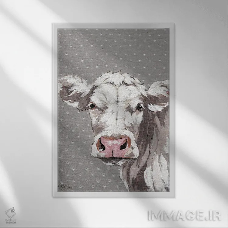 تابلو دکوراتیو فرانسین اثر میشل نورمن - نمای قابدار سفید