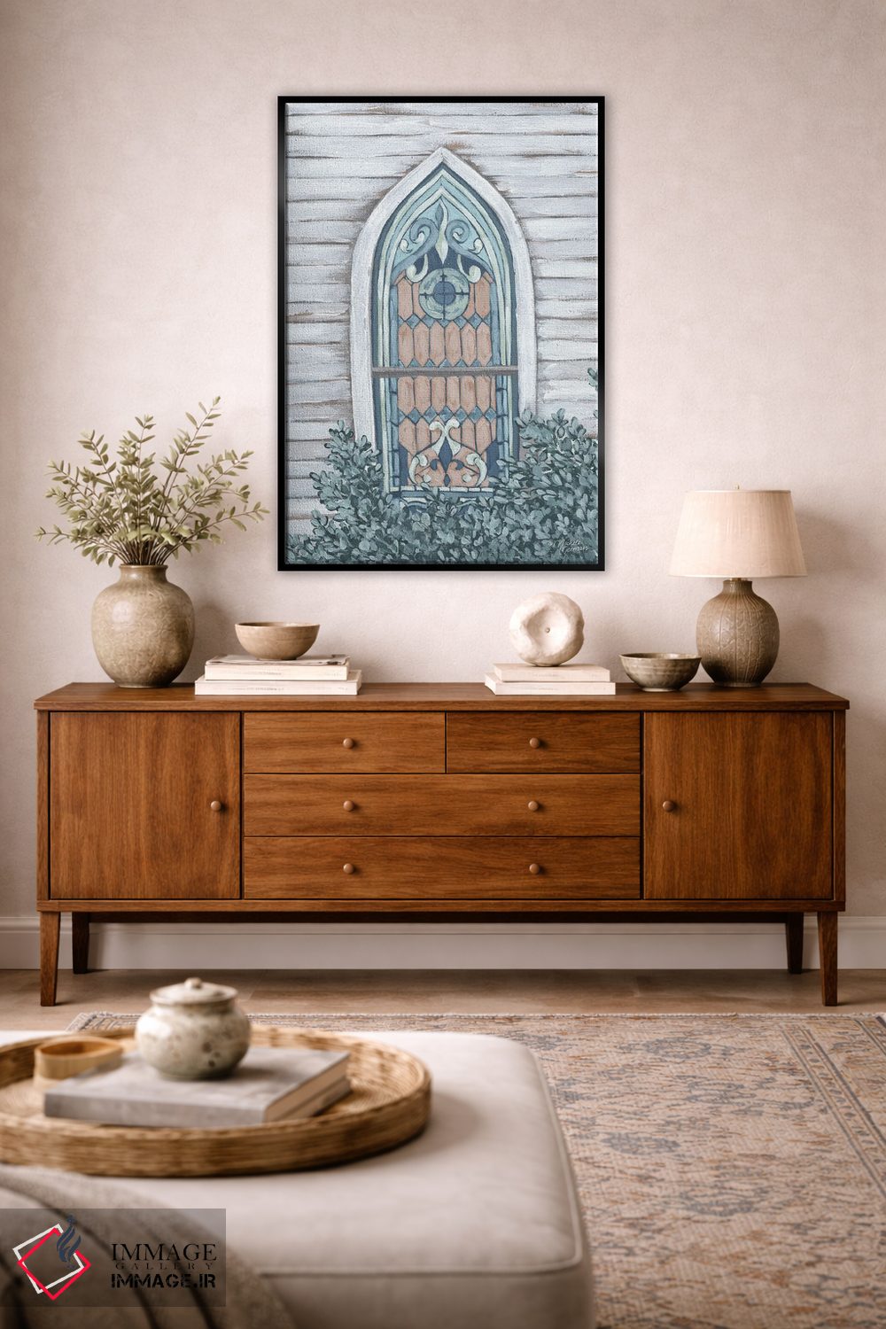 تابلو دکوراتیو رفتن به کلیسا اثر میشل نورمن - D3B