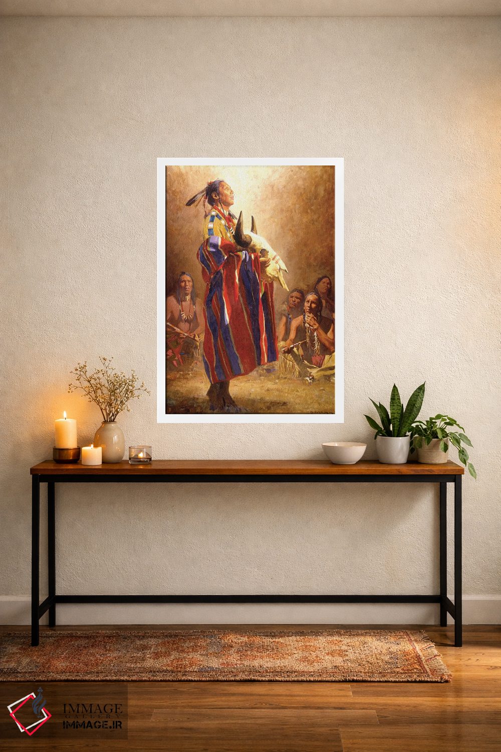 تابلو دکوراتیو چشم انداز بوفالو اثر دیوید من - D3W