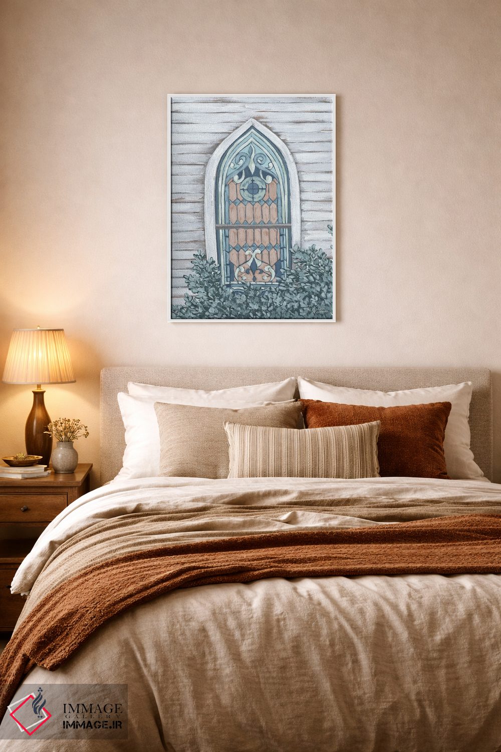 تابلو دکوراتیو رفتن به کلیسا اثر میشل نورمن - D5W
