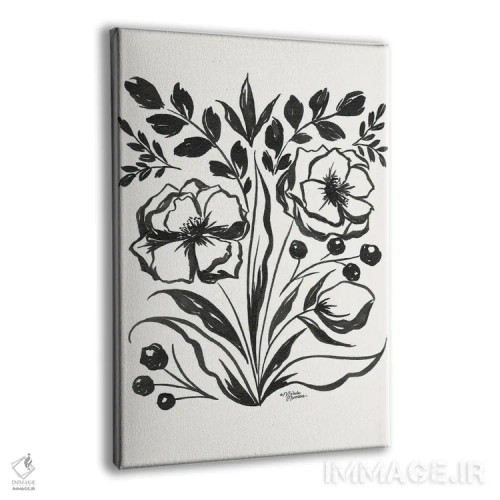 تابلو مدرن طرح گلی مایا اثر میشل نورمن - نمای پرسپکتیو محصول