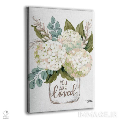 تابلو مدرن گل هایی که دوستت دارند اثر میشل نورمن - نمای پرسپکتیو محصول