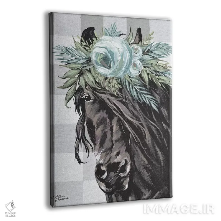 تابلو مدرن فیونا اثر میشل نورمن - نمای پرسپکتیو محصول