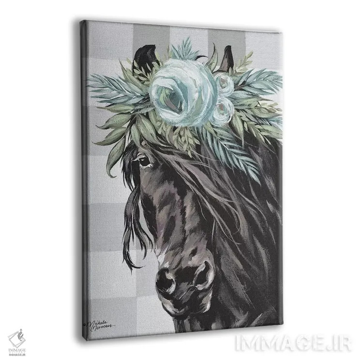 تابلو مدرن فیونا اثر میشل نورمن - نمای پرسپکتیو محصول