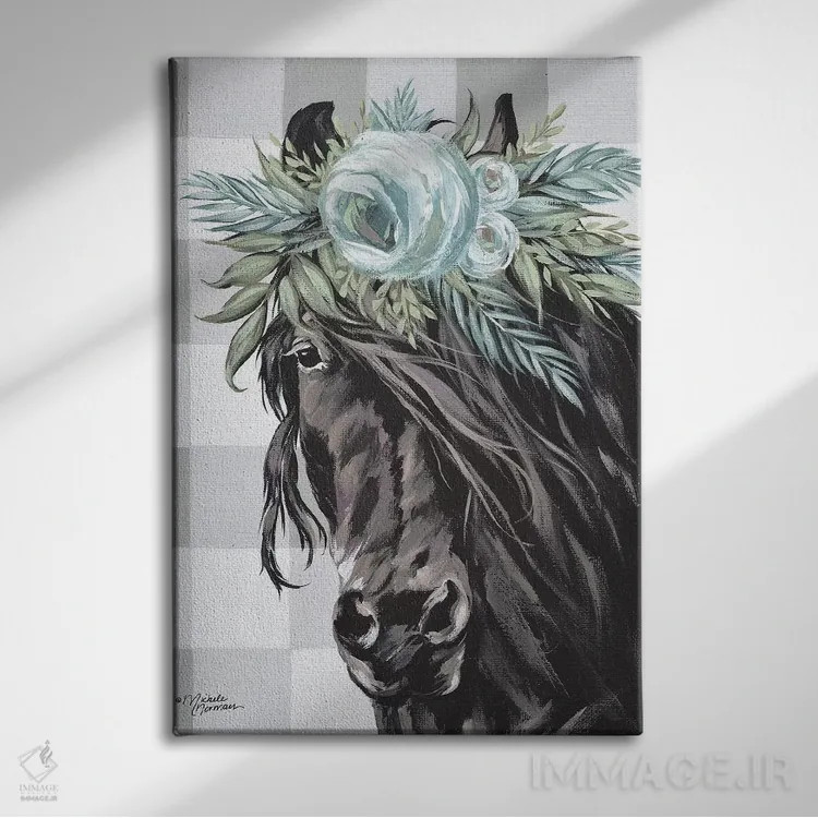 تابلو مدرن فیونا اثر میشل نورمن - نمای روبهرو روی دیوار