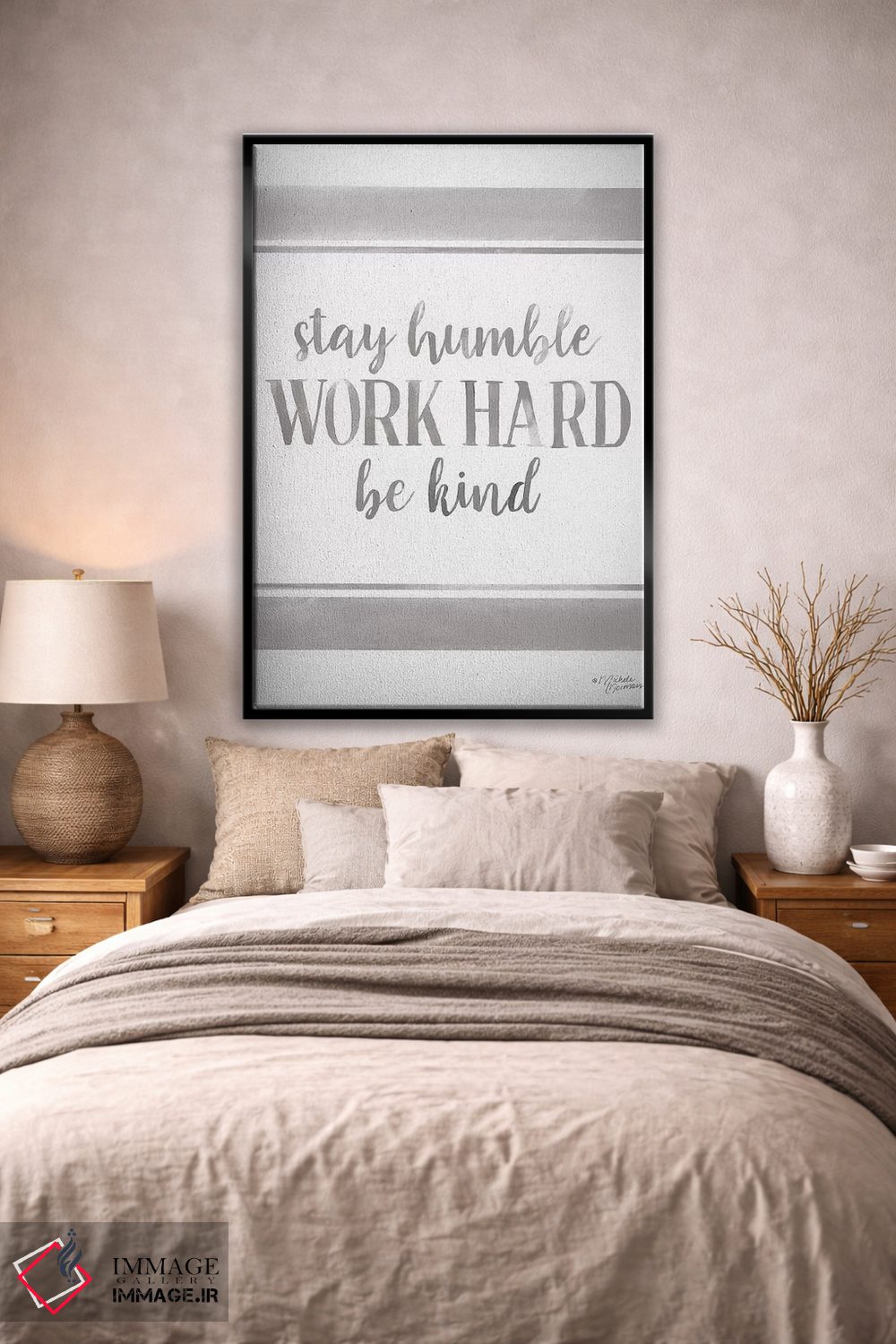 تابلو مدرن سخت کار کن اثر میشل نورمن - D2B