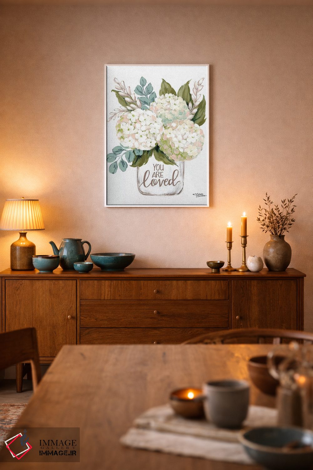 تابلو مدرن گل هایی که دوستت دارند اثر میشل نورمن - D5W