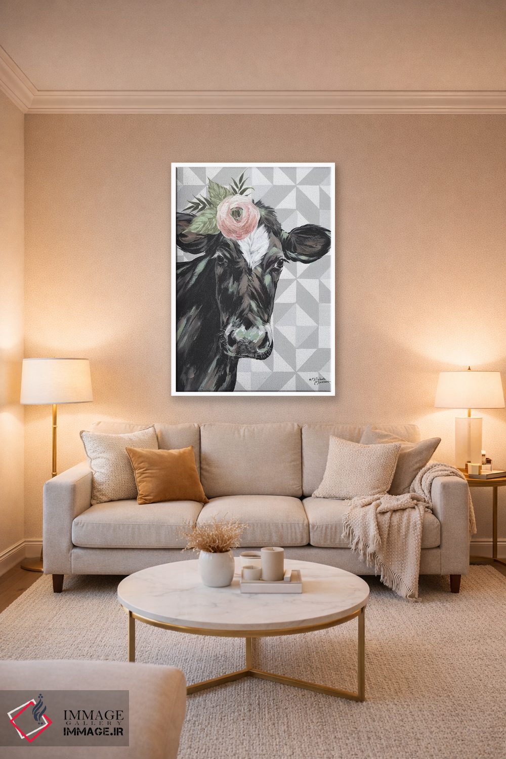 تابلو مدرن کلمنتین اثر میشل نورمن - D3W