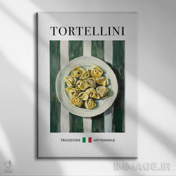 تابلو مدرن تورتلینی اثر آندریاس ماگنوسون - نمای روبهرو روی دیوار