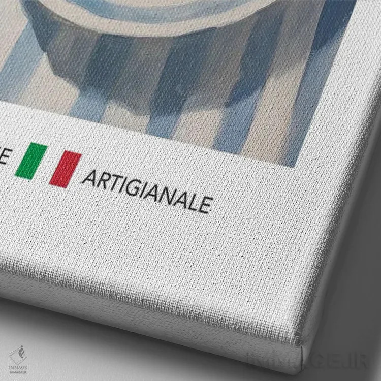 تابلو مدرن فارفاله اثر آندریاس ماگنوسون - نمای نزدیک بافت بوم