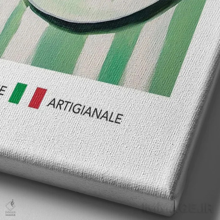 تابلو مدرن فوزیلی اثر آندریاس ماگنوسون - نمای نزدیک بافت بوم