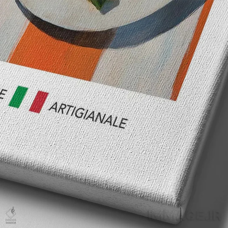 تابلو مدرن گنوکی اثر آندریاس ماگنوسون - نمای نزدیک بافت بوم