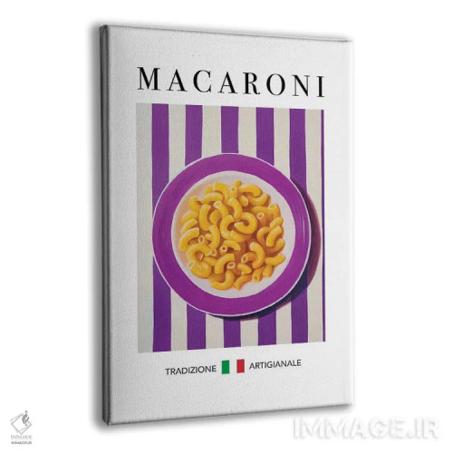 تابلو مدرن ماکارونی اثر آندریاس ماگنوسون - نمای پرسپکتیو محصول