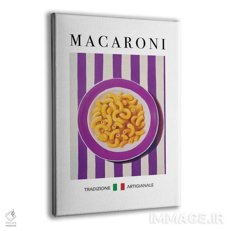 تابلو مدرن ماکارونی اثر آندریاس ماگنوسون - نمای پرسپکتیو محصول