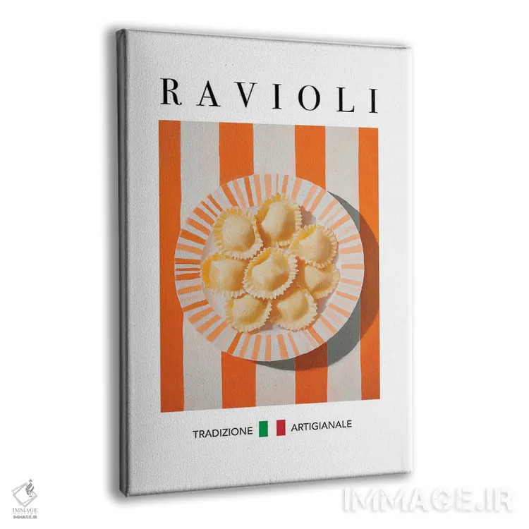 تابلو مدرن راویولی اثر آندریاس ماگنوسون - نمای پرسپکتیو محصول