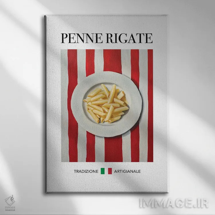 تابلو مدرن پنه ریگاته اثر آندریاس ماگنوسون - نمای روبهرو روی دیوار