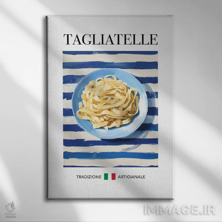 تابلو مدرن تاگلیاتله اثر آندریاس ماگنوسون - نمای روبهرو روی دیوار