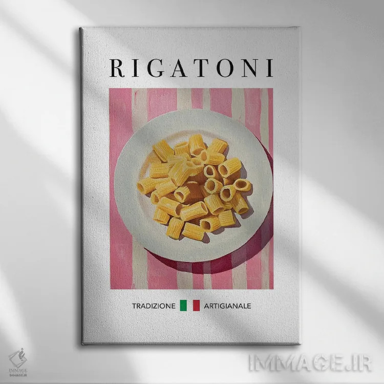 تابلو مدرن ریگاتونی اثر آندریاس ماگنوسون - نمای روبهرو روی دیوار