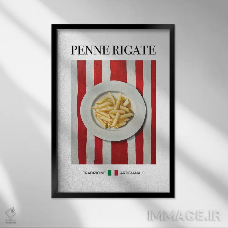 تابلو مدرن پنه ریگاته اثر آندریاس ماگنوسون - نمای قابدار مشکی