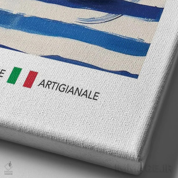 تابلو مدرن تاگلیاتله اثر آندریاس ماگنوسون - نمای نزدیک بافت بوم