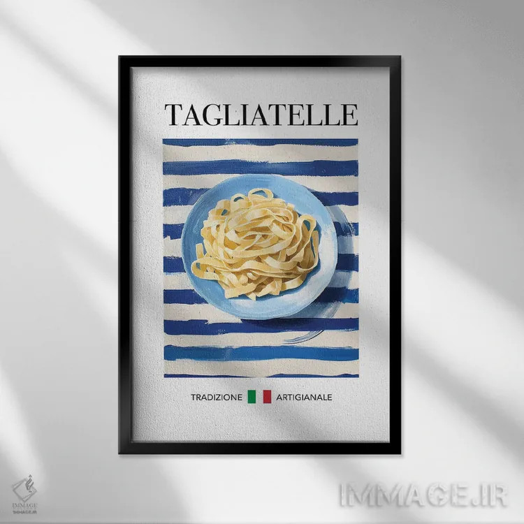 تابلو مدرن تاگلیاتله اثر آندریاس ماگنوسون - نمای قابدار مشکی