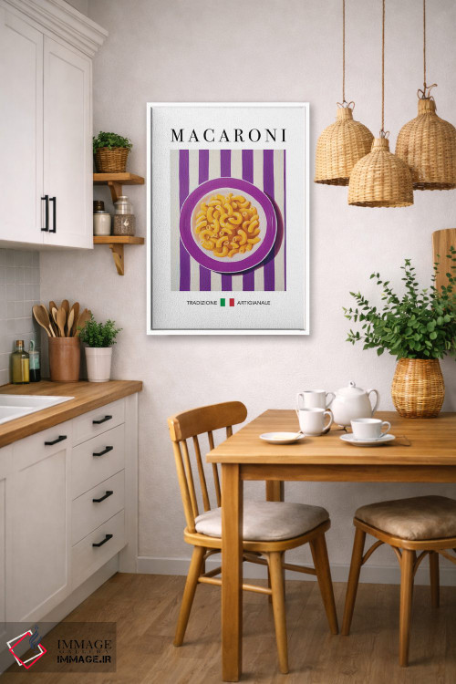 تابلو مدرن ماکارونی اثر آندریاس ماگنوسون - D5W