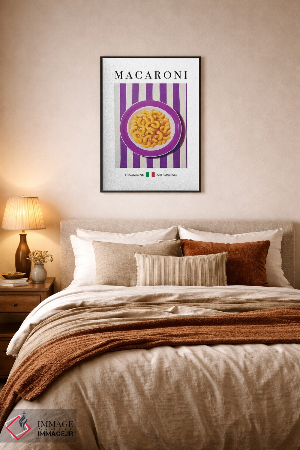 تابلو مدرن ماکارونی اثر آندریاس ماگنوسون - D6B