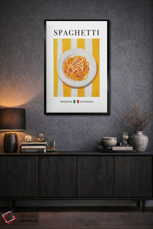 تابلو مدرن اسپاگتی اثر آندریاس ماگنوسون - D2B