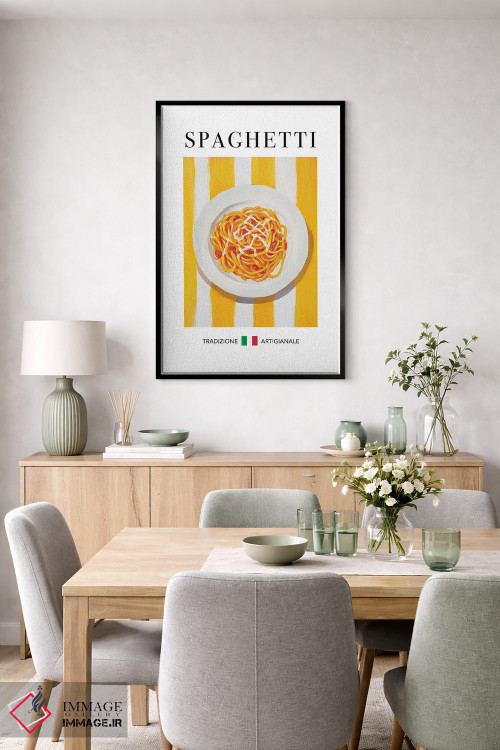 تابلو مدرن اسپاگتی اثر آندریاس ماگنوسون - D5B