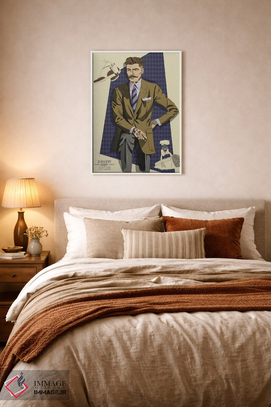 تابلو دکوراتیو خطرناک و شیک پوش اثر فایو بای فایو کالکتیو - D5W