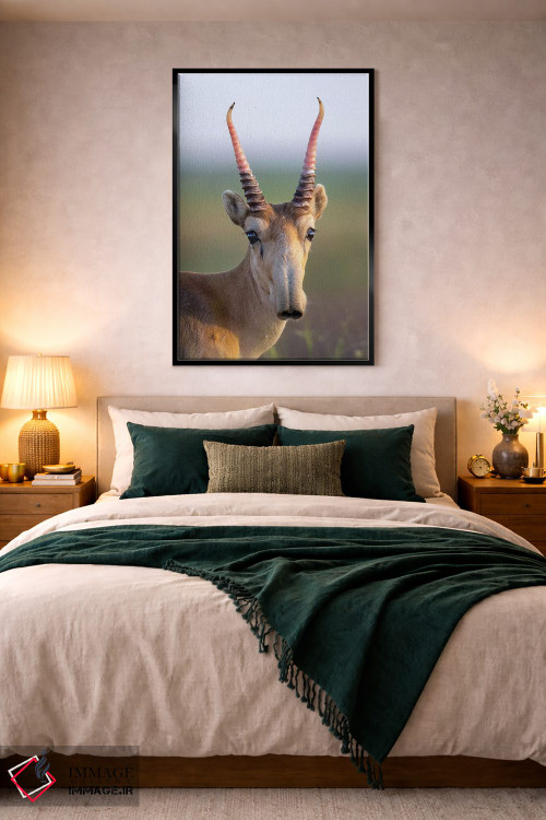 تابلو دکوراتیو سایگا نر جوان اثر موگنس تروله - D3B