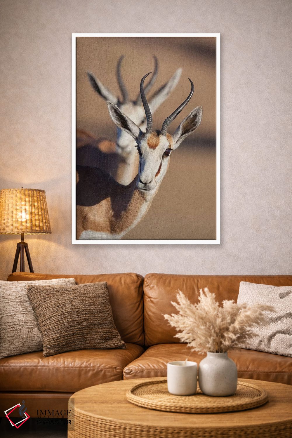 تابلو دکوراتیو همزمانی اسپرینگ باک اثر موگنس تروله - D3W