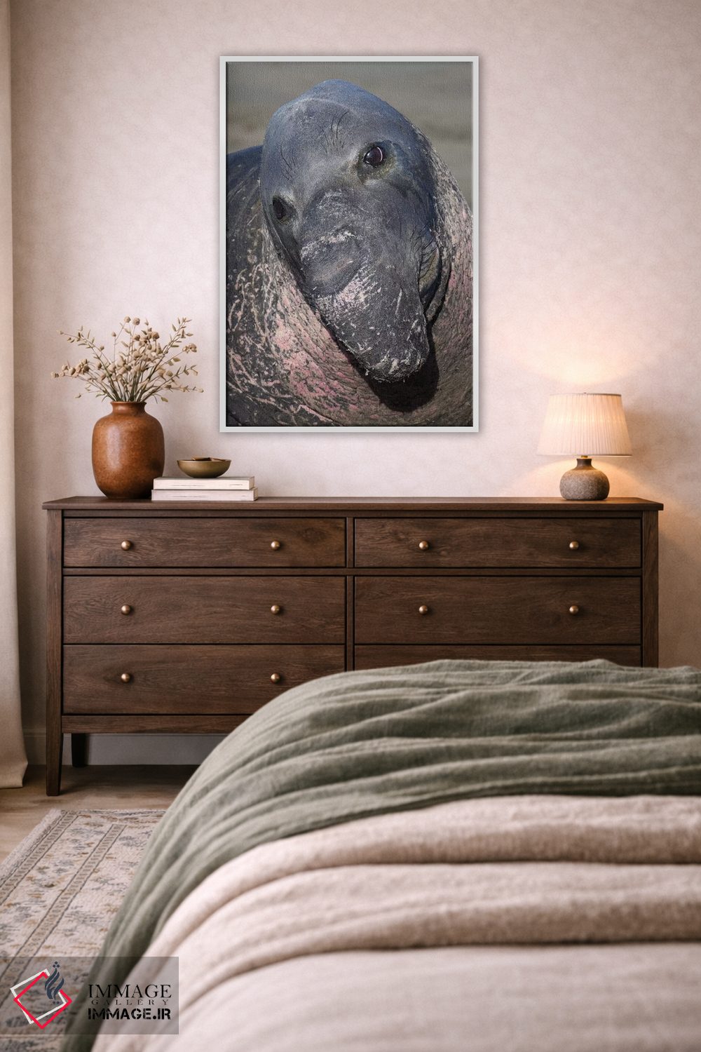 تابلو دکوراتیو فک فیلی کالیفرنیا اثر موگنس تروله - D3W