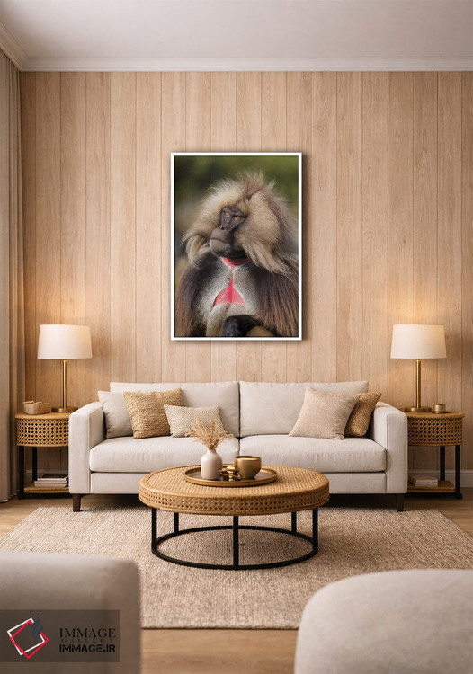 تابلو دکوراتیو گلادا نر سرگروه با قلب خونی اثر موگنس تروله - D1W