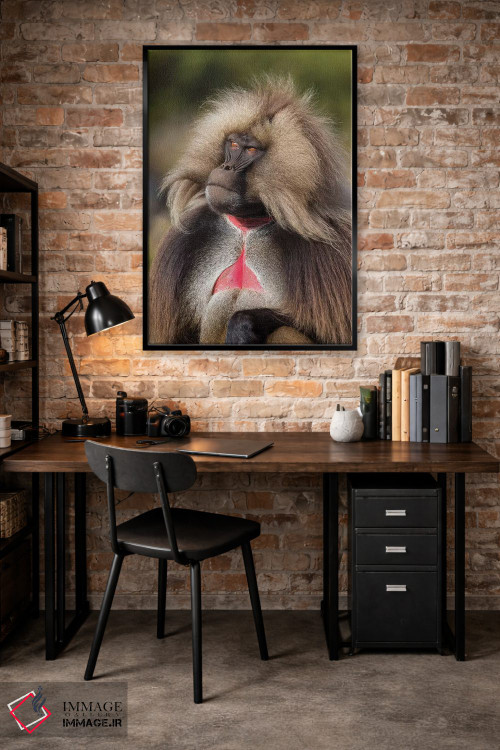 تابلو دکوراتیو گلادا نر سرگروه با قلب خونی اثر موگنس تروله - D4B