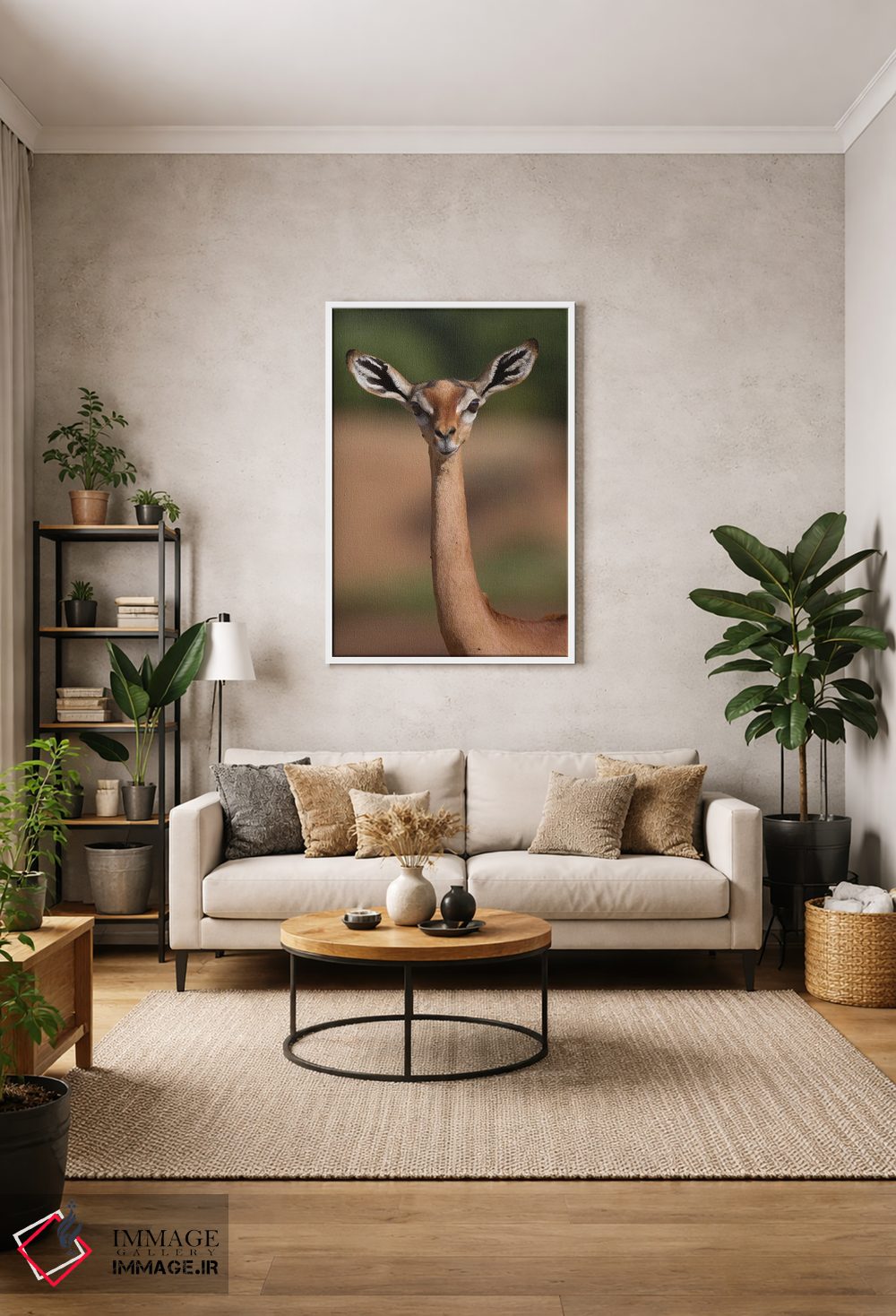 تابلو دکوراتیو جرنوک اثر موگنس تروله - D1W