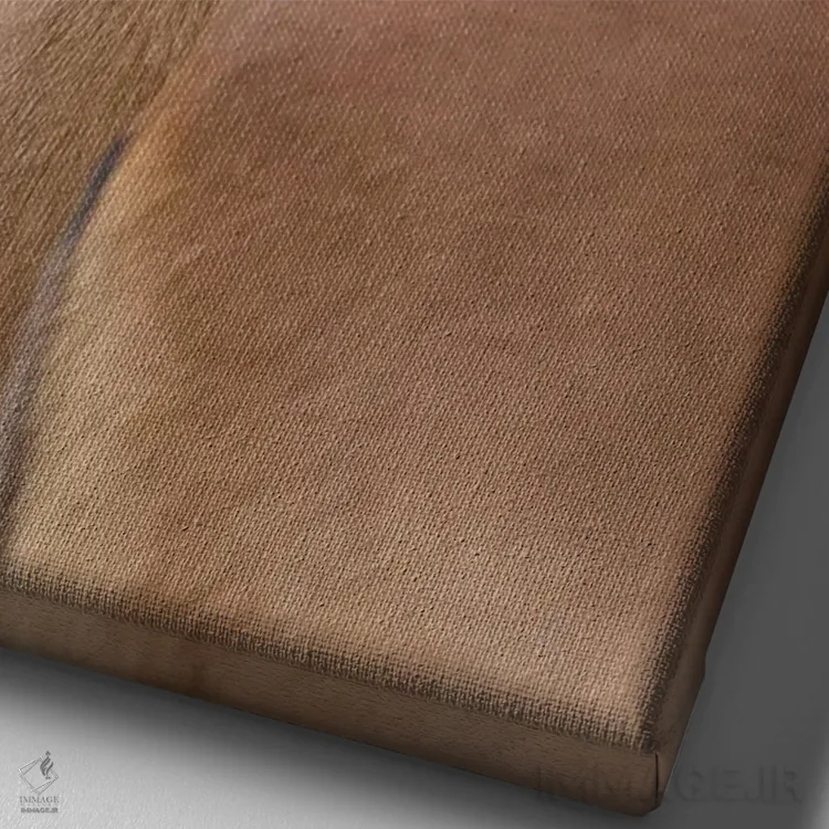 تابلو دکوراتیو ایمپالای دو سر اثر موگنس تروله - نمای نزدیک بافت بوم