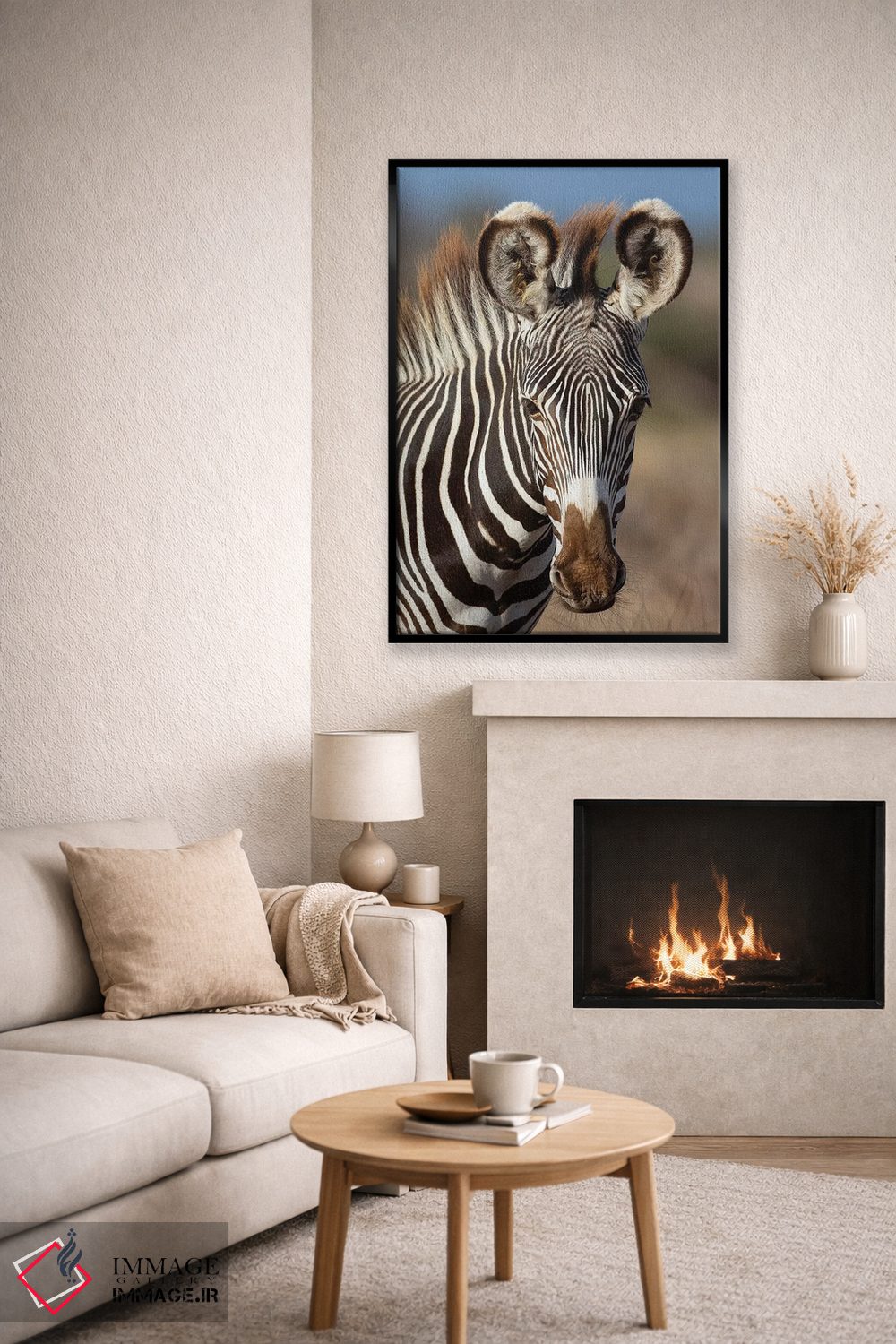 تابلو دکوراتیو پرتره گورخر گریوی اثر موگنس تروله - D6B