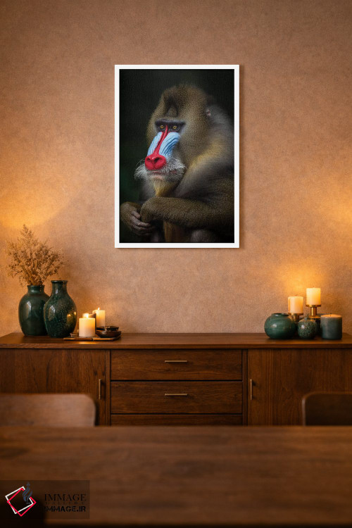 تابلو دکوراتیو مندرل ژست گرفته اثر موگنس تروله - D1W