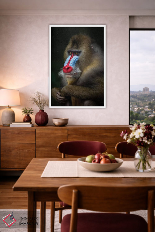 تابلو دکوراتیو مندرل ژست گرفته اثر موگنس تروله - D2W