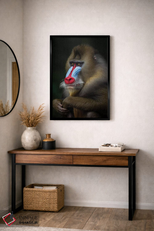 تابلو دکوراتیو مندرل ژست گرفته اثر موگنس تروله - D3B