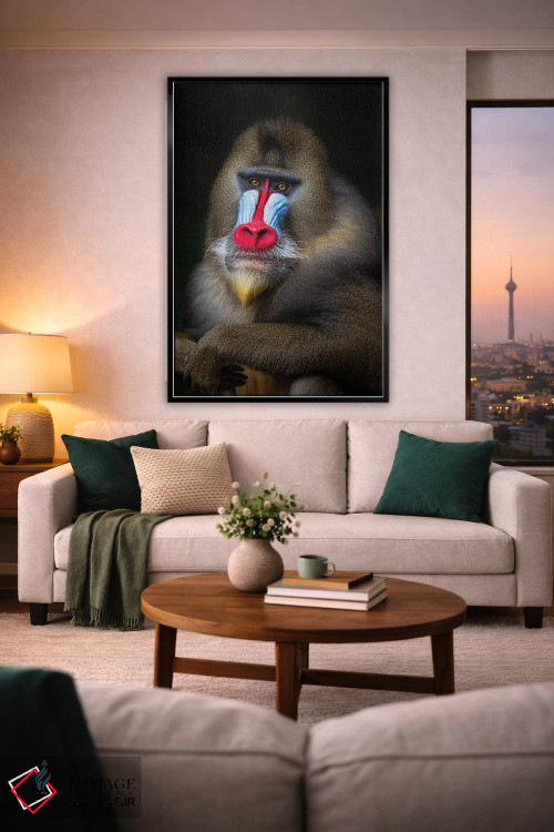 تابلو دکوراتیو مندرل ژست گرفته ۲ اثر موگنس تروله - D2B