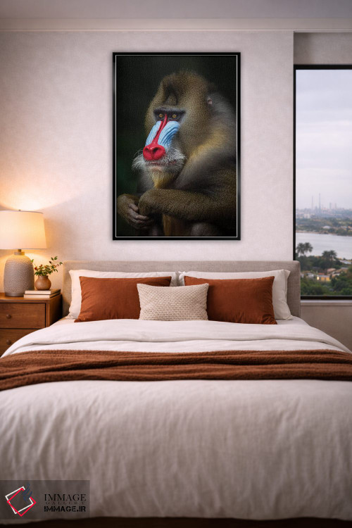 تابلو دکوراتیو مندرل ژست گرفته اثر موگنس تروله - D5B