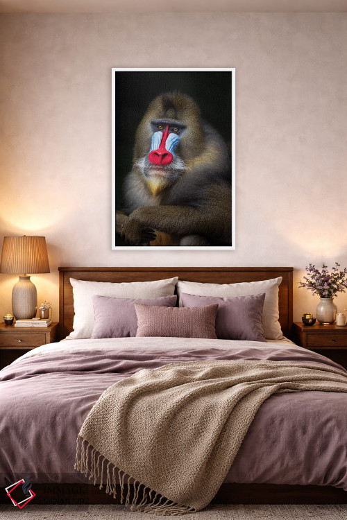 تابلو دکوراتیو مندرل ژست گرفته ۲ اثر موگنس تروله - D3W