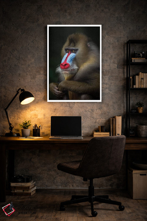 تابلو دکوراتیو مندرل ژست گرفته اثر موگنس تروله - D6W