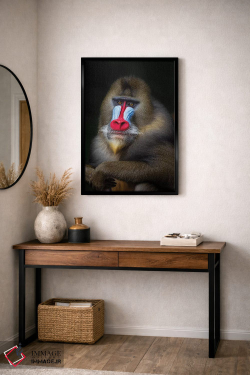 تابلو دکوراتیو مندرل ژست گرفته ۲ اثر موگنس تروله - D6B